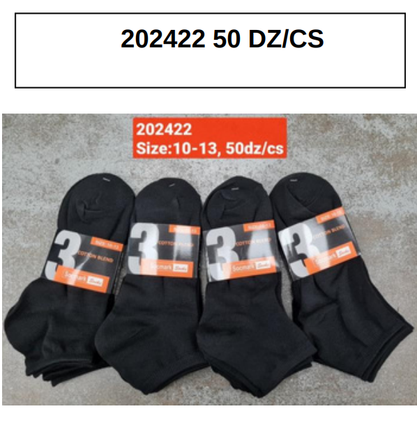 STYLE 202422 Mens Socks 50DZ/BOX 10-13