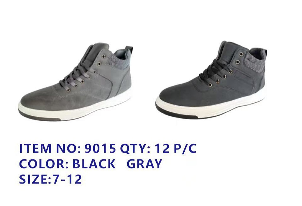 Men's Casual High-Top Sneakers - 9015