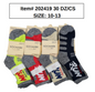 Style 202419 Mens Thick Socks 30DZ/BOX 10-13