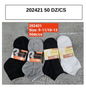 STYLE 202421 Mens Socks 50DZ/BOX 10-13