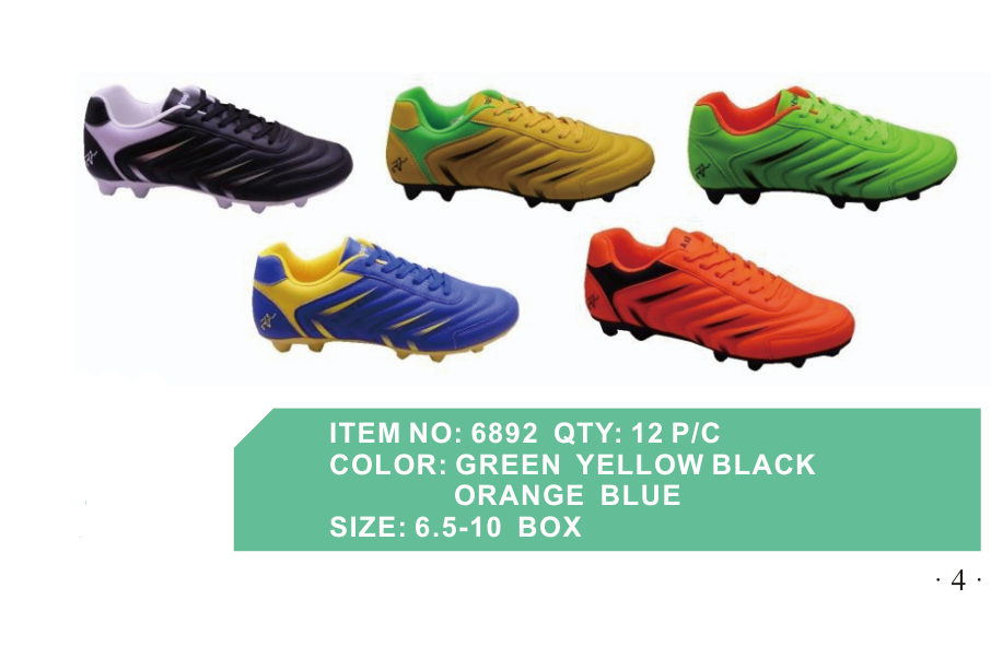 Style 6892 Men's Soccer Sneakers 12/pc multiple colors sizes 6.5-10