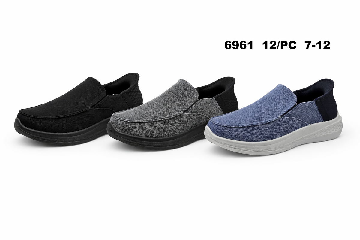 Men's Knit Slip-On Sneakers - 6961