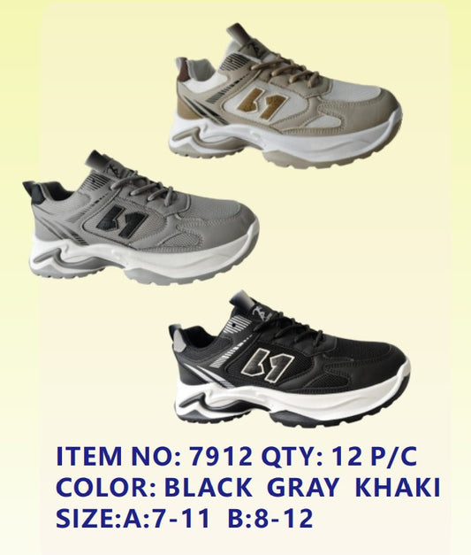 Men's Mesh Walking Sneakers - 7912