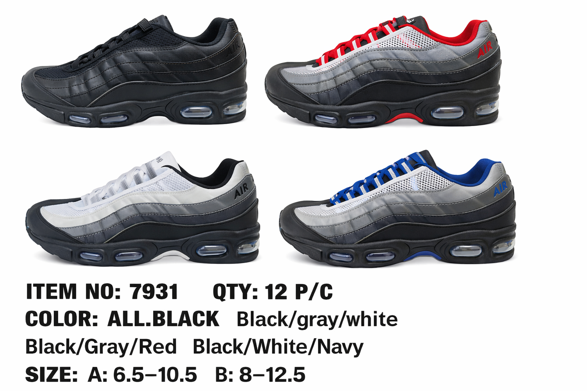 Men's Air-Cushion Running Sneakers - 7931