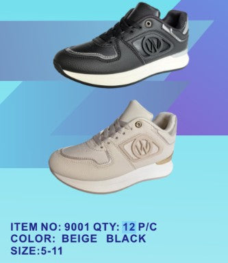 Women's Casual Walking Sneakers - 9001