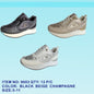 Women's Metallic Platform Sneakers - 9003