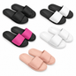 STYLE 9184 women's minimalist slides in five colors on white background