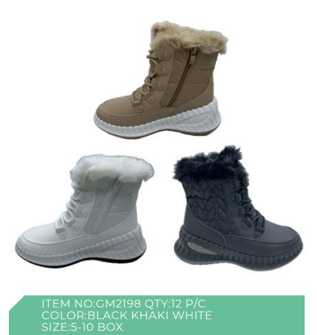 sTYLE gm2198 Women's Winter Boots 12 Pieces/Box Sizes 5-10