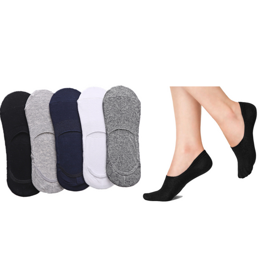 Women's No Show Socks Assorted Colors Bundle 10-13