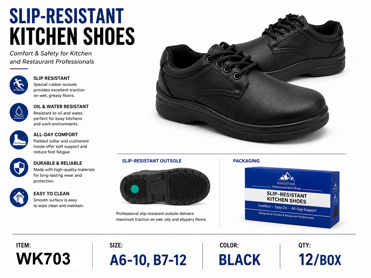 Men's Comfort Work Shoes - WK703